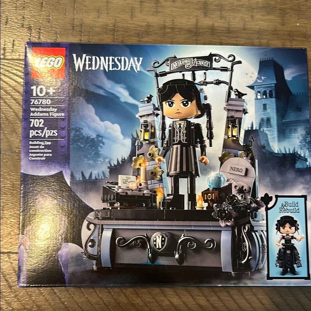 NIB.  Unopened. LEGO Wednesday Addams Gothic Set